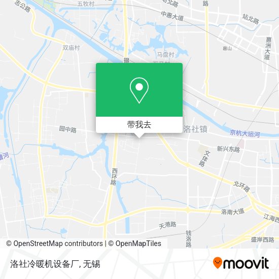 洛社冷暖机设备厂地图