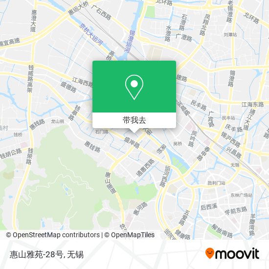 惠山雅苑-28号地图