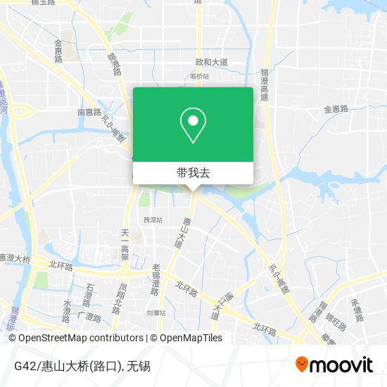 G42/惠山大桥(路口)地图