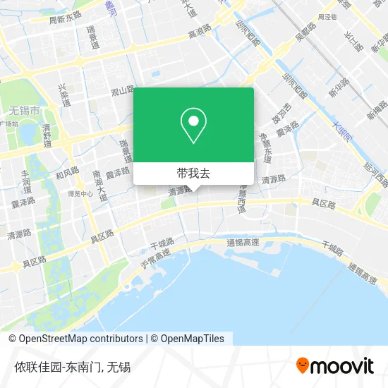 侬联佳园-东南门地图