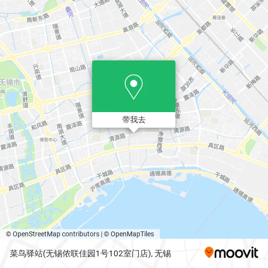 菜鸟驿站(无锡侬联佳园1号102室门店)地图
