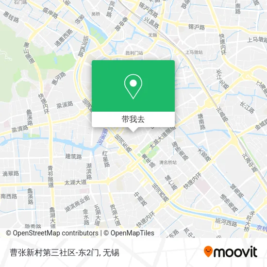 曹张新村第三社区-东2门地图