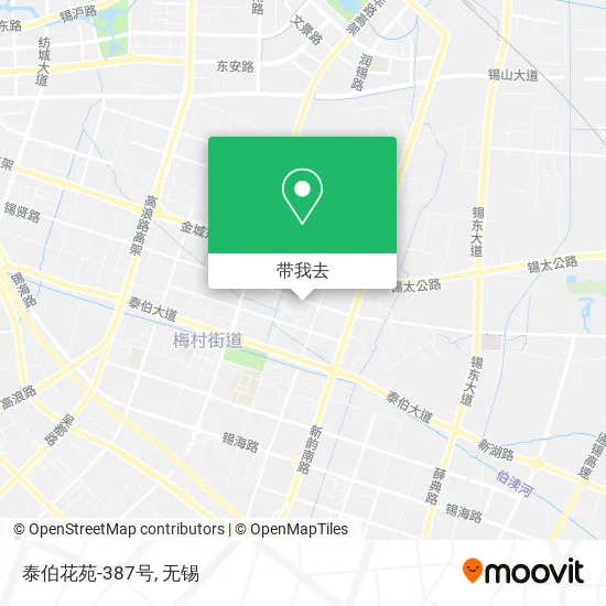 泰伯花苑-387号地图