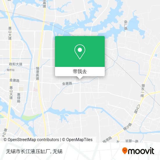 无锡市长江液压缸厂地图