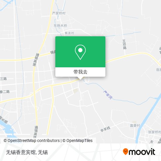 无锡香意宾馆地图