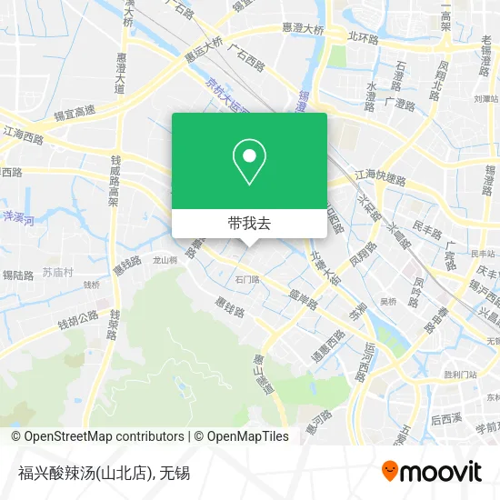 福兴酸辣汤(山北店)地图