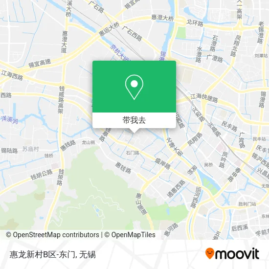 惠龙新村B区-东门地图