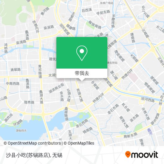 沙县小吃(苏锡路店)地图