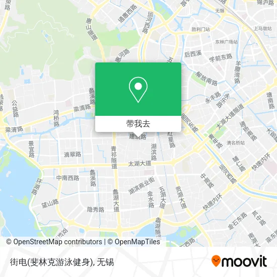 街电(斐林克游泳健身)地图