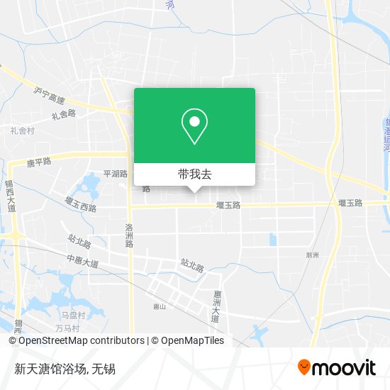 新天溏馆浴场地图