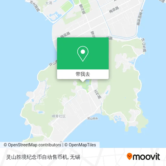 灵山胜境纪念币自动售币机地图