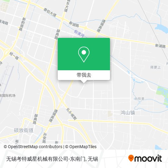 无锡考特威星机械有限公司-东南门地图