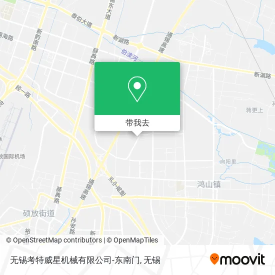 无锡考特威星机械有限公司-东南门地图