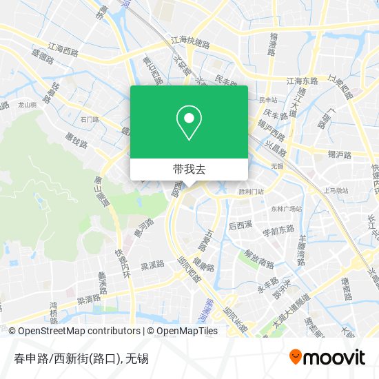 春申路/西新街(路口)地图