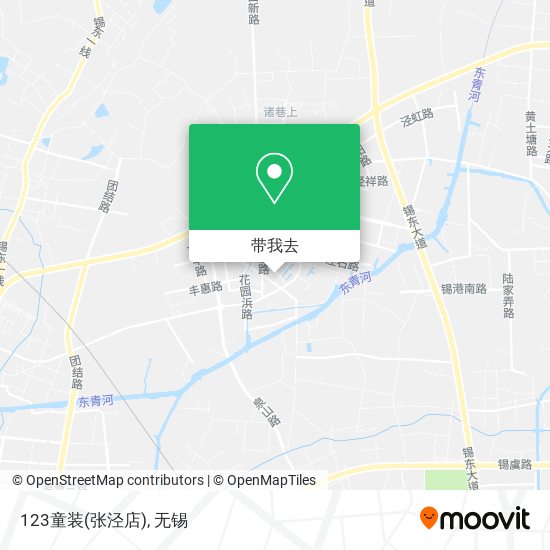 123童装(张泾店)地图
