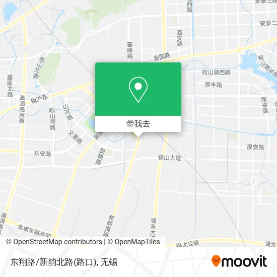 东翔路/新韵北路(路口)地图