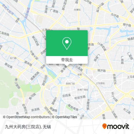 九州大药房(三院店)地图