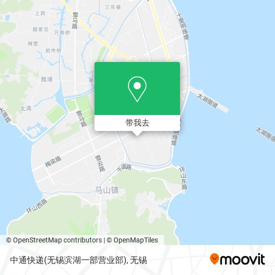 中通快递(无锡滨湖一部营业部)地图