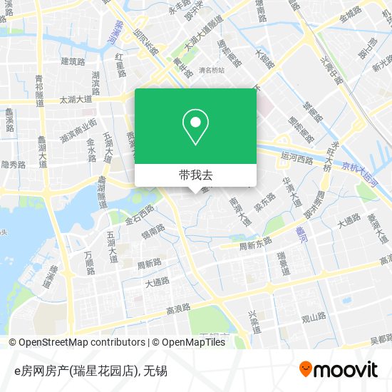 e房网房产(瑞星花园店)地图