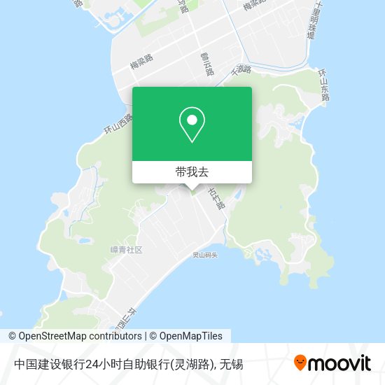 中国建设银行24小时自助银行(灵湖路)地图