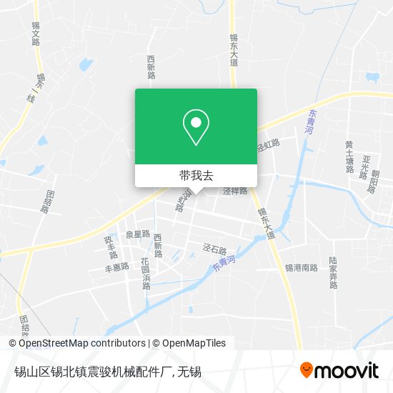 锡山区锡北镇震骏机械配件厂地图