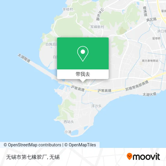 无锡市第七橡胶厂地图