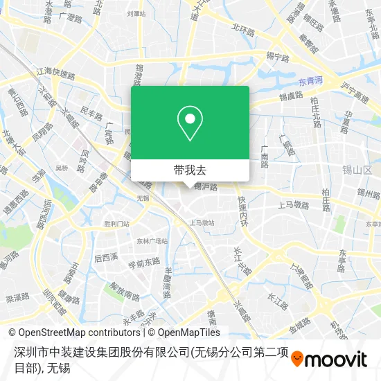 深圳市中装建设集团股份有限公司(无锡分公司第二项目部)地图