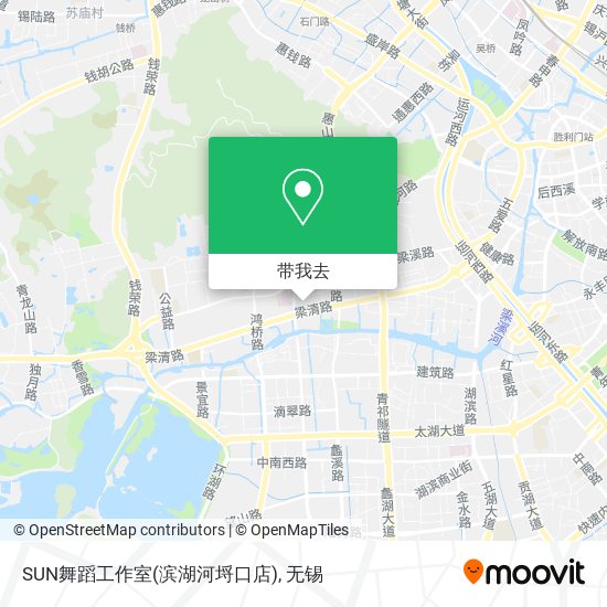 SUN舞蹈工作室(滨湖河埒口店)地图