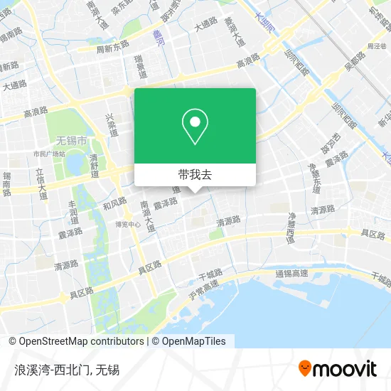 浪溪湾-西北门地图