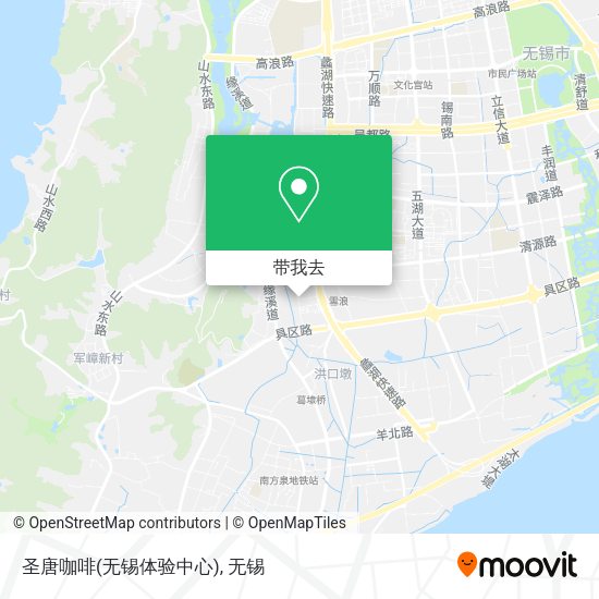 圣唐咖啡(无锡体验中心)地图