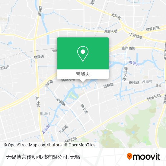无锡博言传动机械有限公司地图