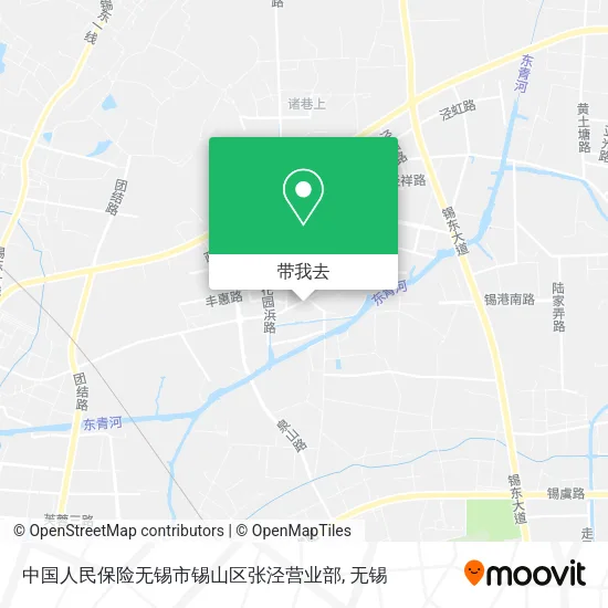中国人民保险无锡市锡山区张泾营业部地图