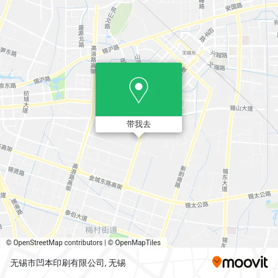 无锡市凹本印刷有限公司地图