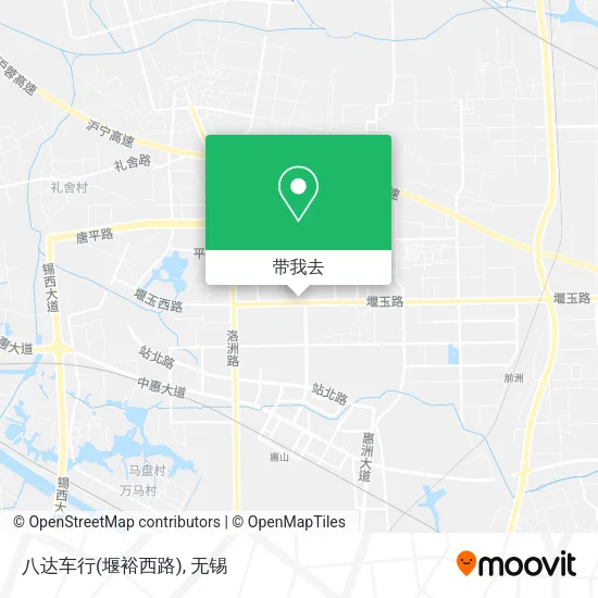 八达车行(堰裕西路)地图