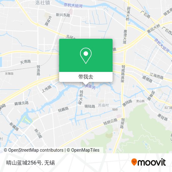 晴山蓝城256号地图