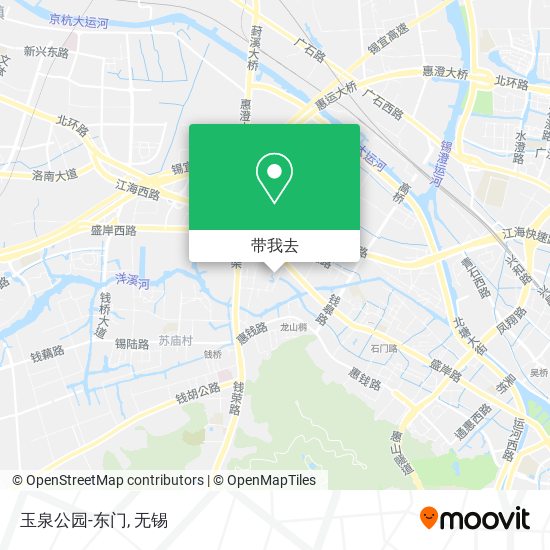 玉泉公园-东门地图