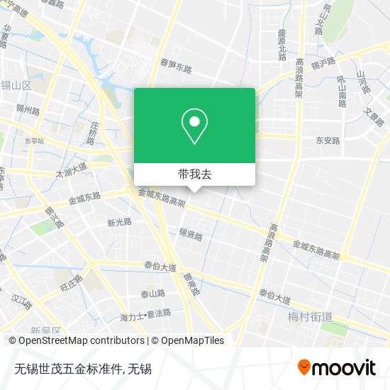 无锡世茂五金标准件地图