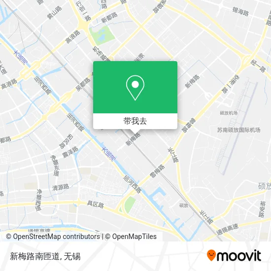 新梅路南匝道地图