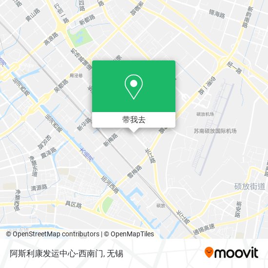 阿斯利康发运中心-西南门地图