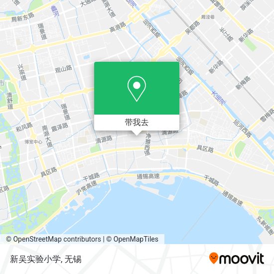 新吴实验小学地图