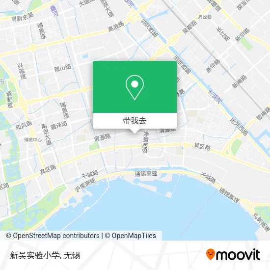 新吴实验小学地图