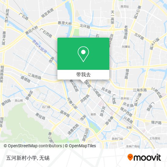 五河新村小学地图