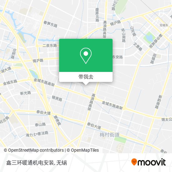 鑫三环暖通机电安装地图