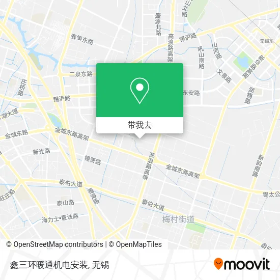 鑫三环暖通机电安装地图