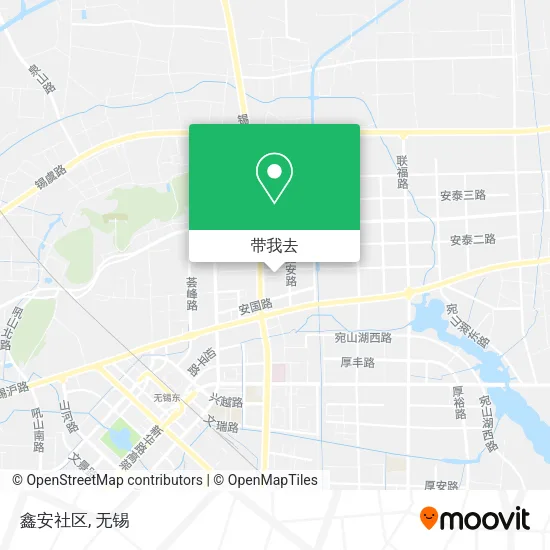 鑫安社区地图