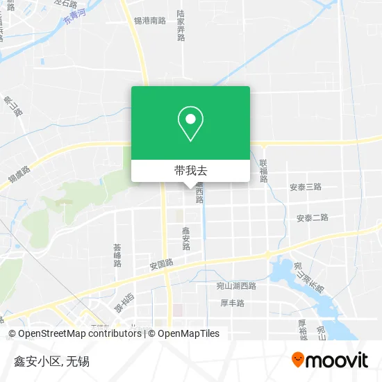 鑫安小区地图