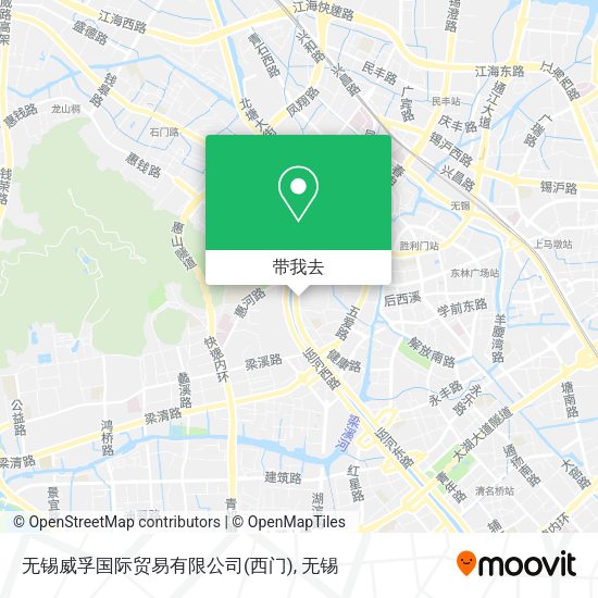 无锡威孚国际贸易有限公司(西门)地图