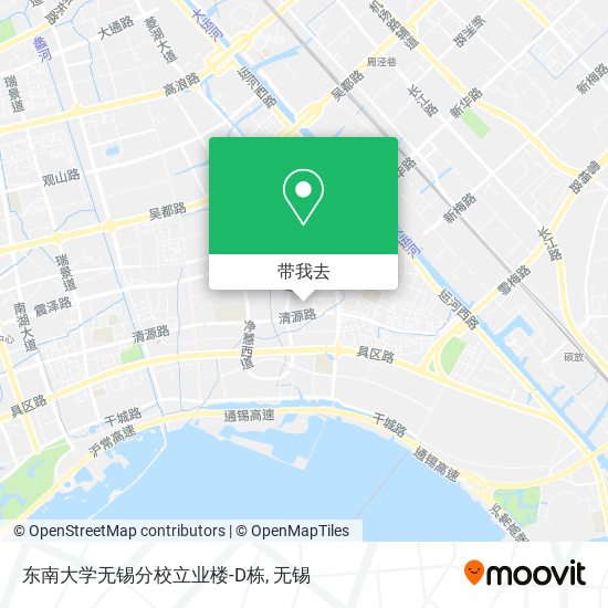 东南大学无锡分校立业楼-D栋地图