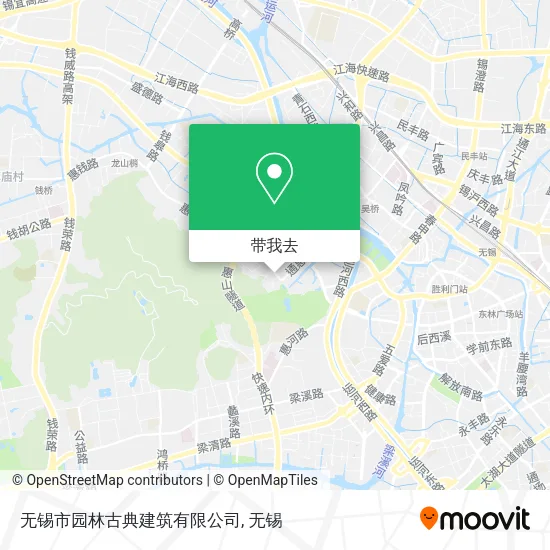无锡市园林古典建筑有限公司地图