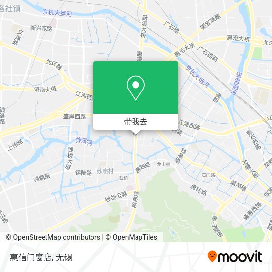 惠信门窗店地图